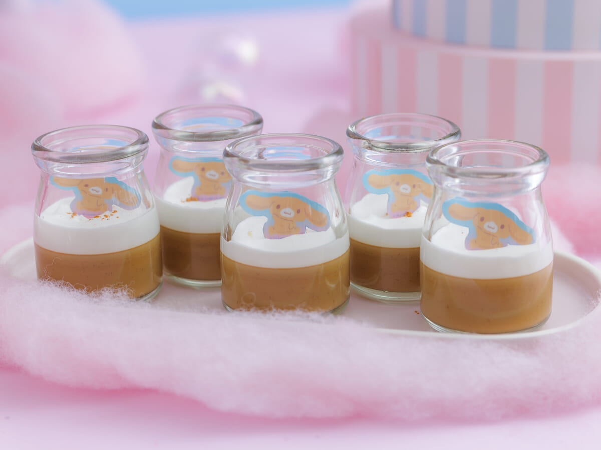 ”カプチーノ”のお昼寝コーヒーラテプリン