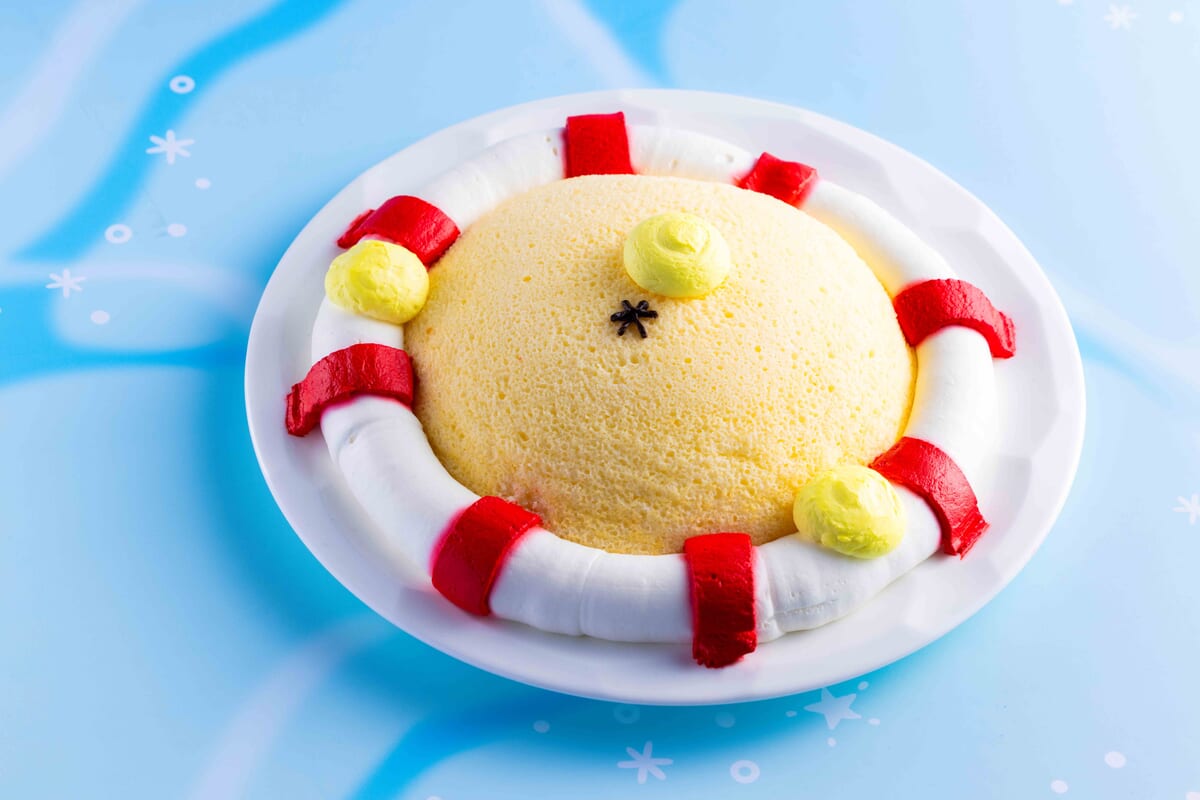 おっちょこプリンのふわふわ浮き輪