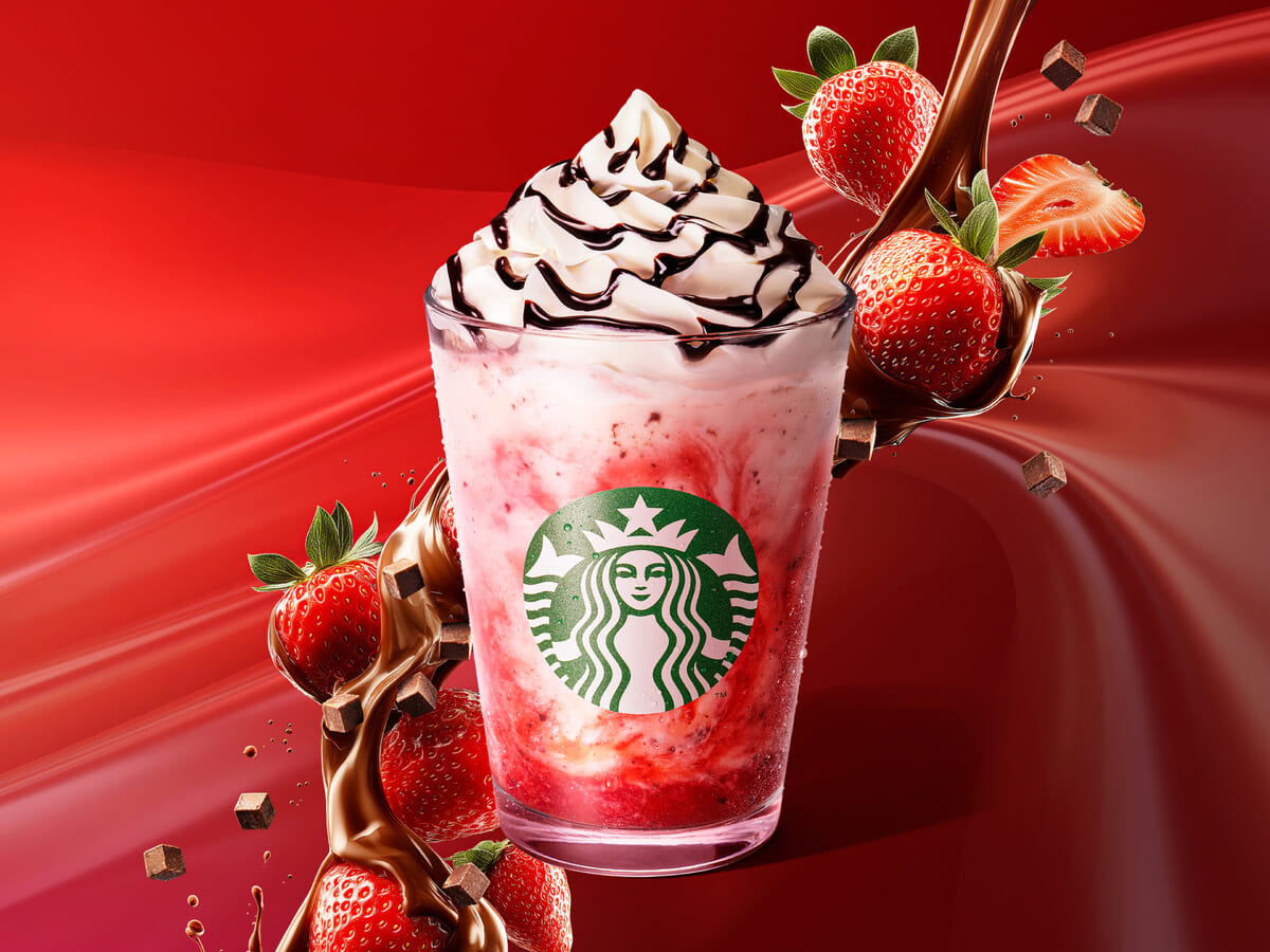 イチゴ チョコレート フラペチーノ