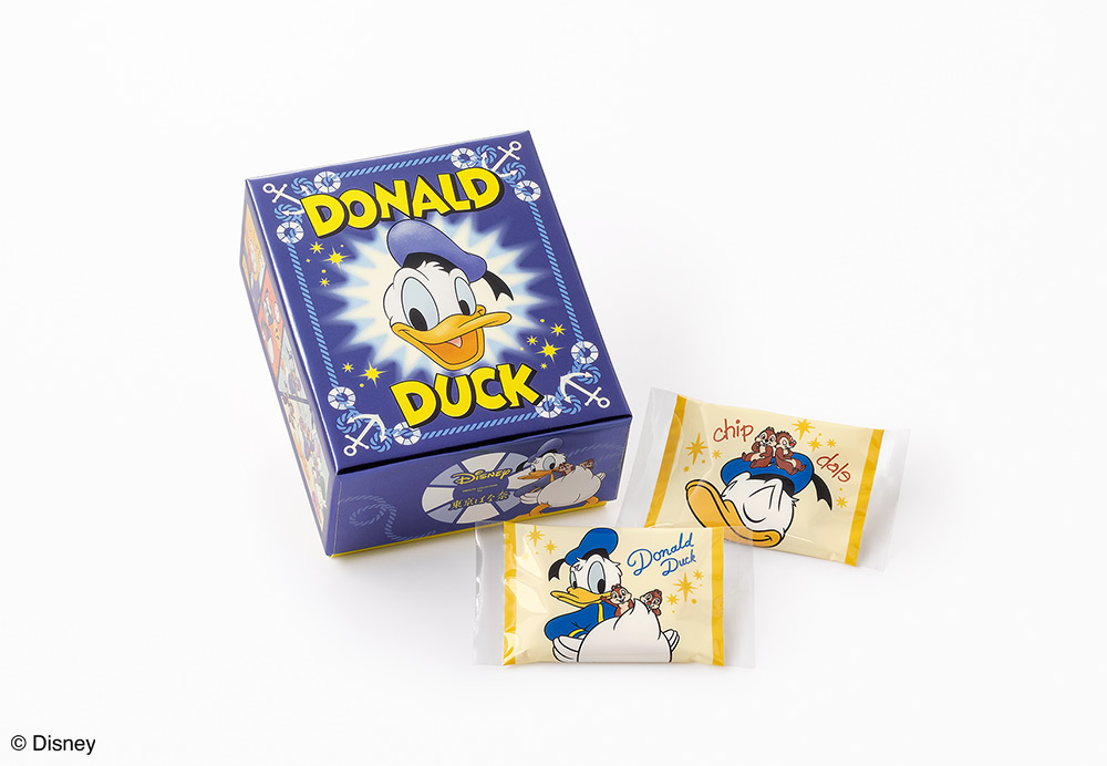 ドナルドダック、チップ＆デール/ショコラサンド「見ぃつけたっ」 10枚入 パッケージA「ドナルドダック」デザイン02