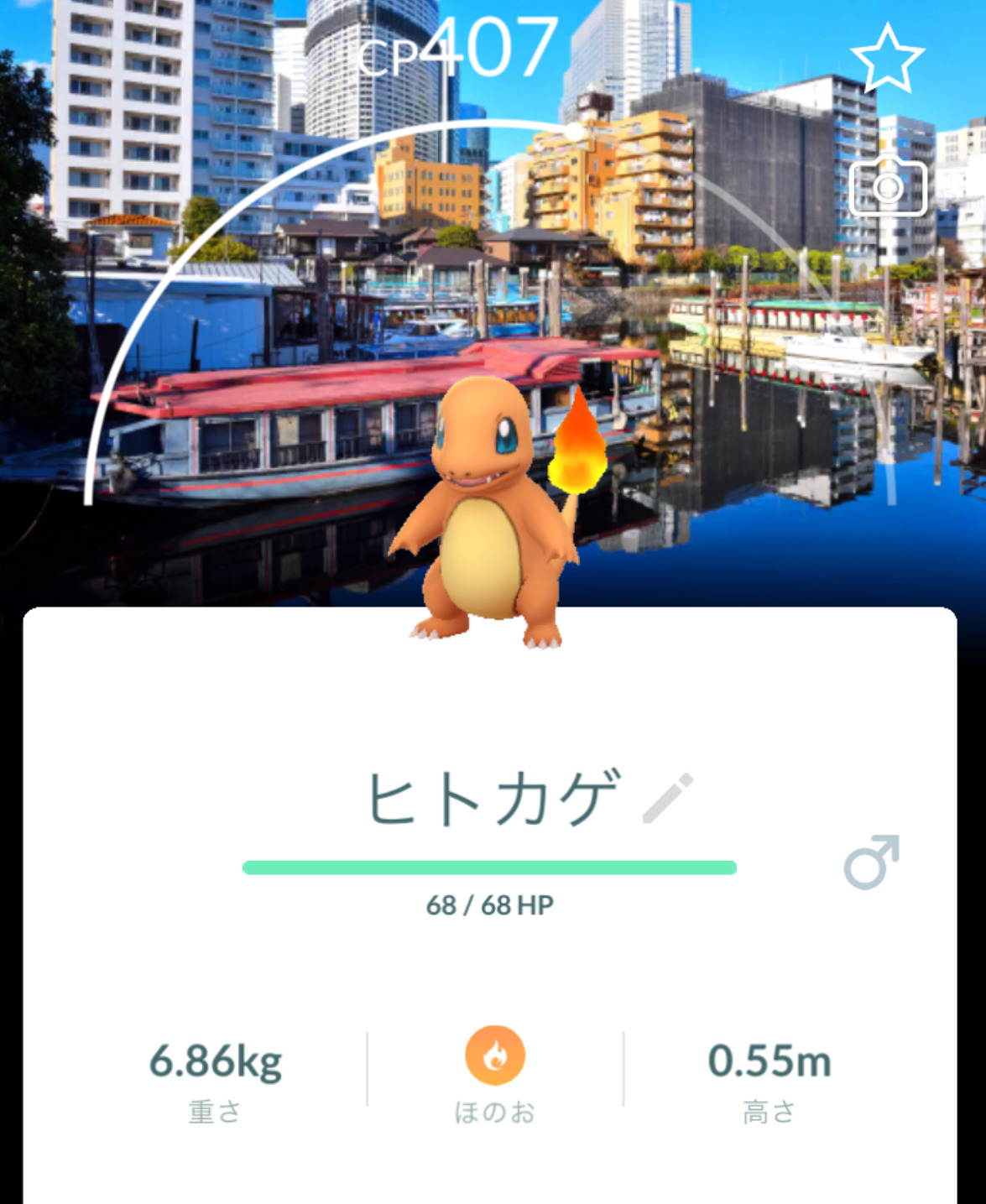 GOスタンプラリー　ヒトカゲ
