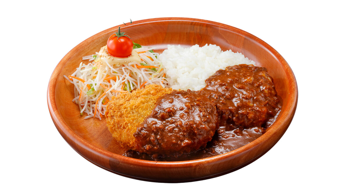 メンチカツカリーディッシュ(ハンバーグなし)