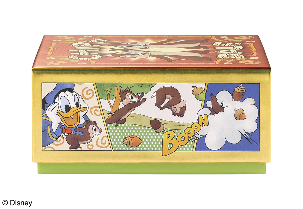 ドナルドダック、チップ＆デール/ショコラサンド「見ぃつけたっ」 10枚入 パッケージB「チップ＆デール」デザイン03
