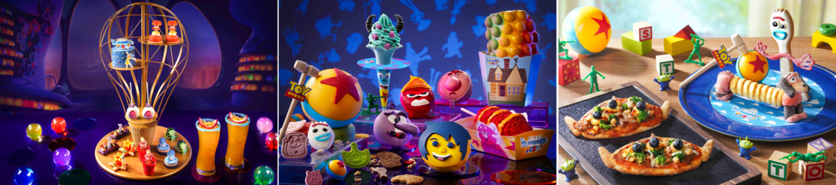 ピクサーの世界を楽しめるフード＆グッズも登場