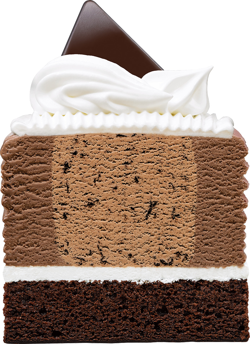 ３１ ダブルチョコレートケーキ made from チョコレートフレーバーズ　断面