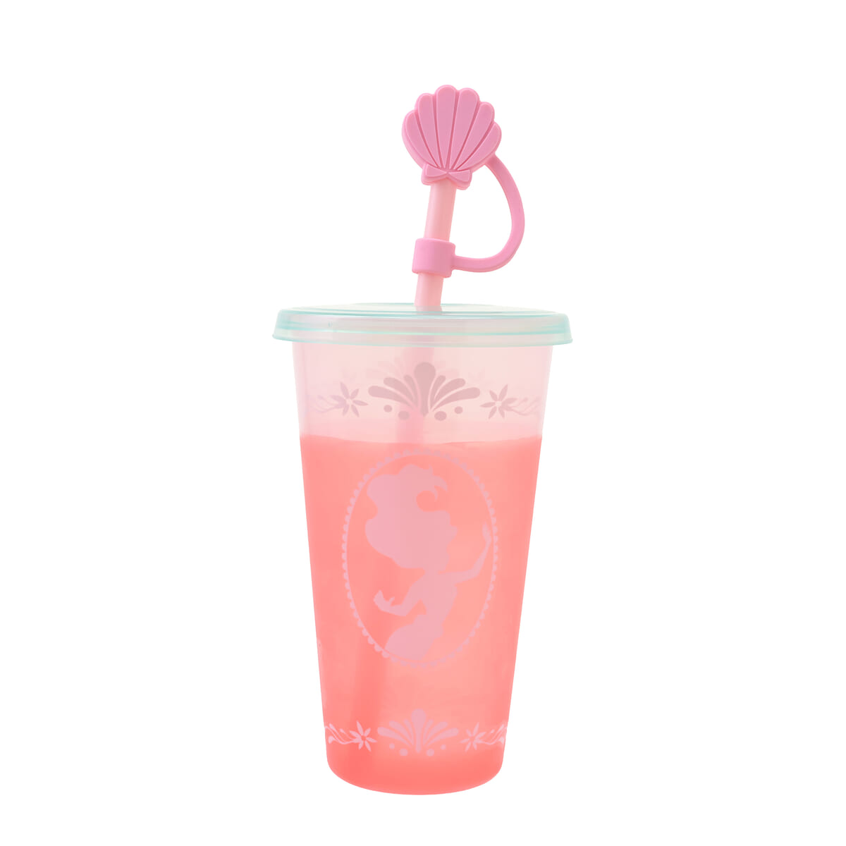 アリエル タンブラー カラーチェンジ ストローキャップ付き プリンセスシルエット Drinkware