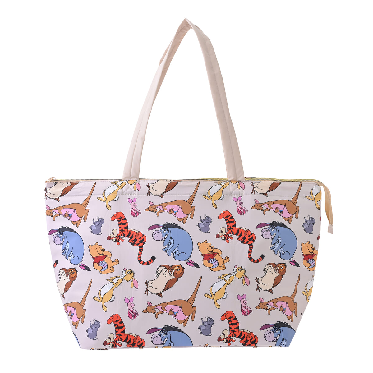 プー＆フレンズ 保冷バッグ 折りたたみ式 総柄 Cool Tote