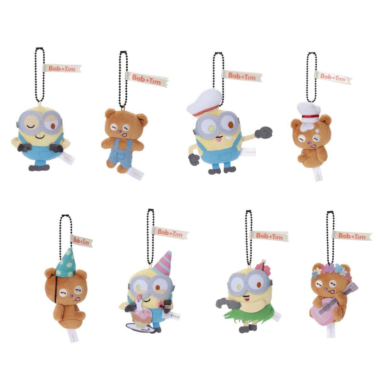 ミニオンズ Bob+Tim ミステリーボックス ぬいぐるみミニマスコット
