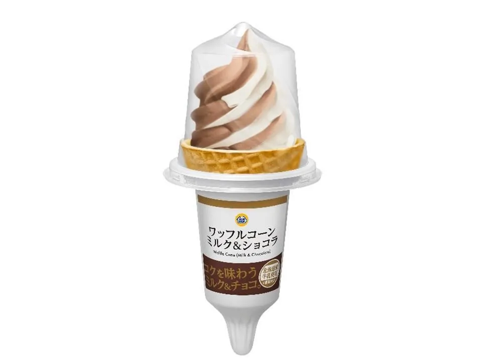 ワッフルコーン ミルク＆ショコラ商品画像
