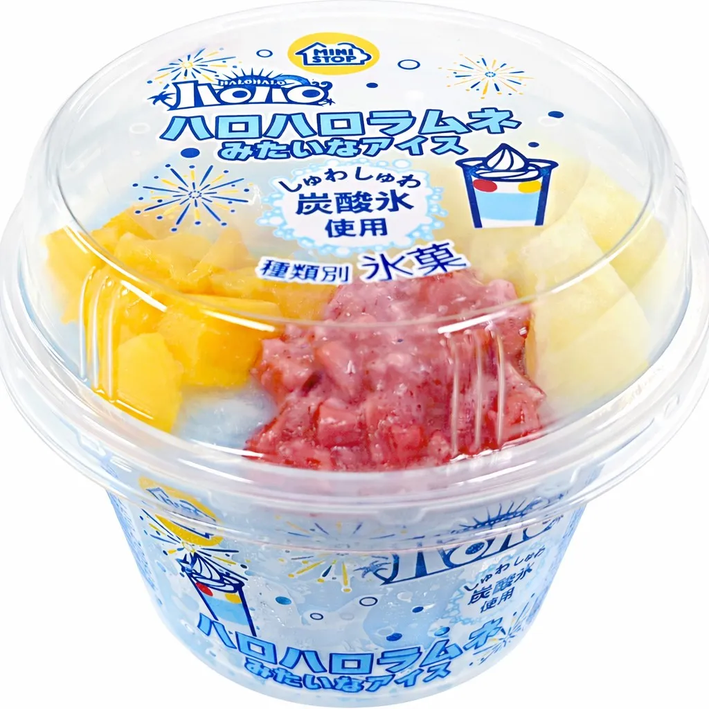 ハロハロラムネみたいなアイス商品画像