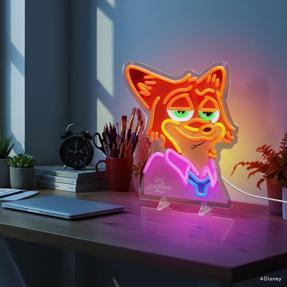 LEDネオンライト（ズートピア）夜