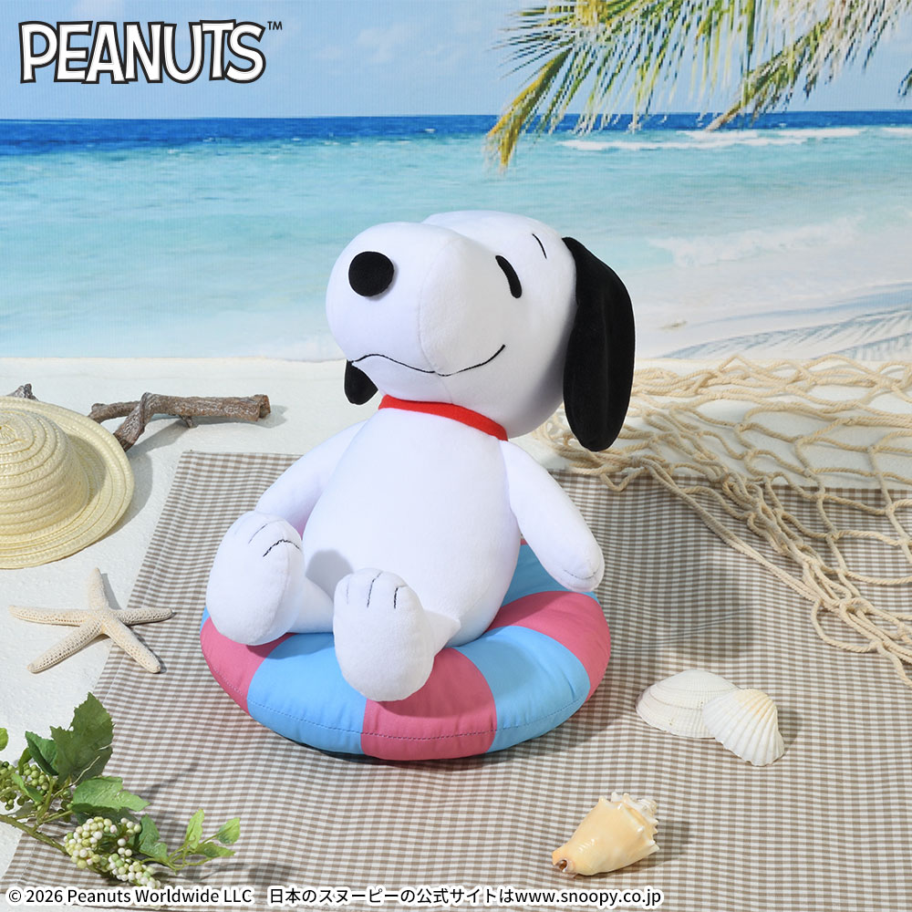 SNOOPY　Lぬいぐるみ　うきわ