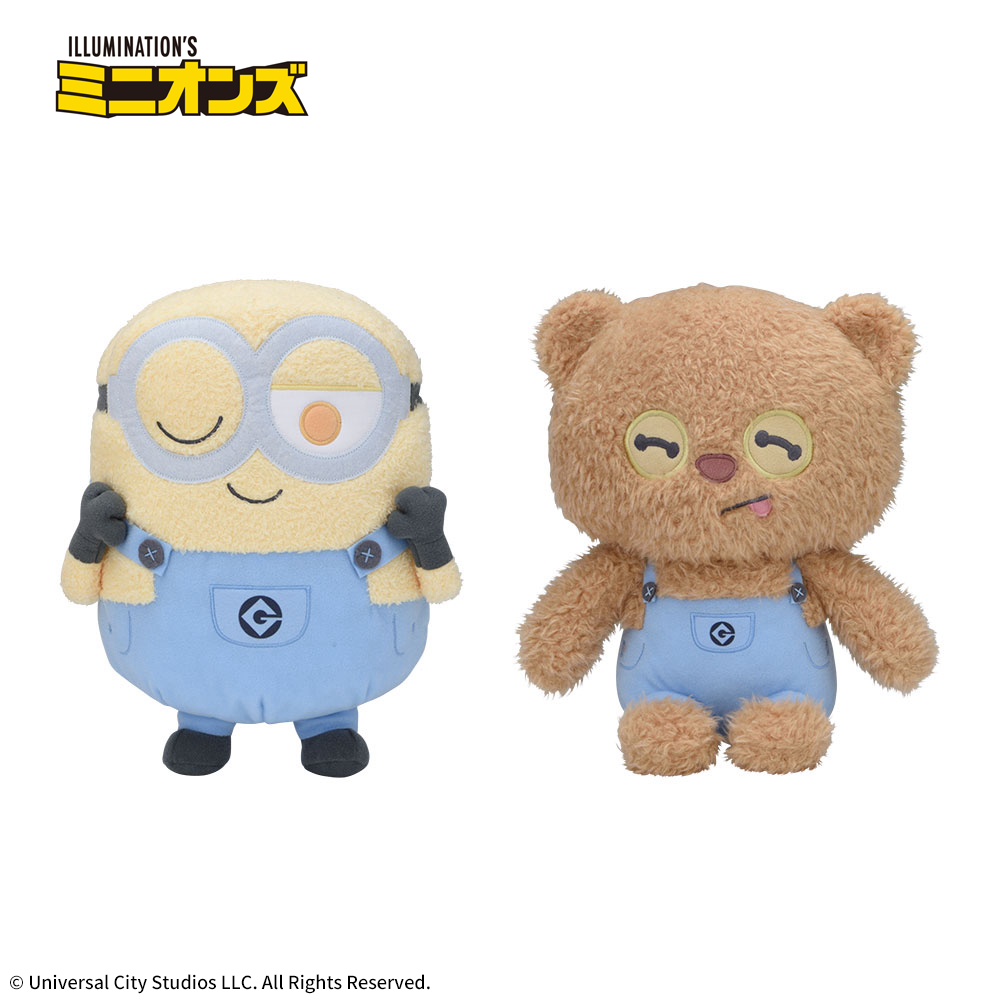 ミニオン　Lぬいぐるみ‐ボブ&ティム‐　オーバーオール