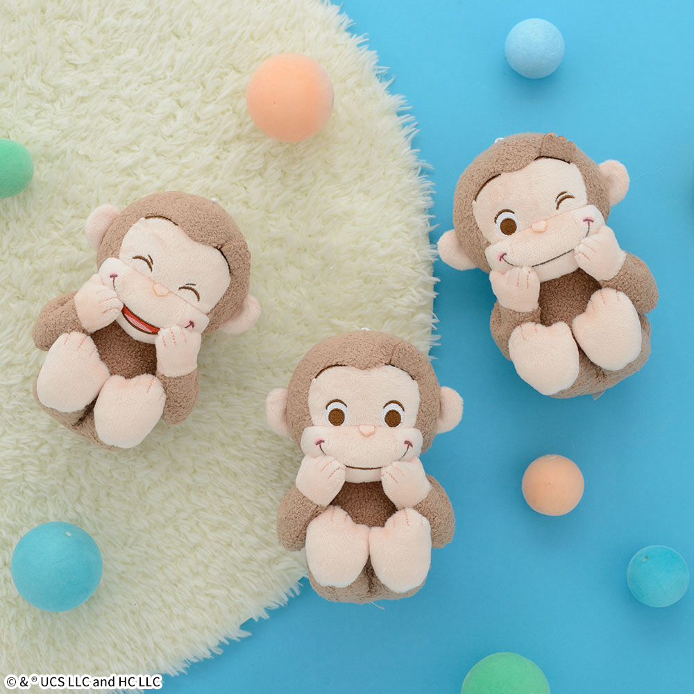おさるのジョージ ぬいぐるみ ころりんポーズ
