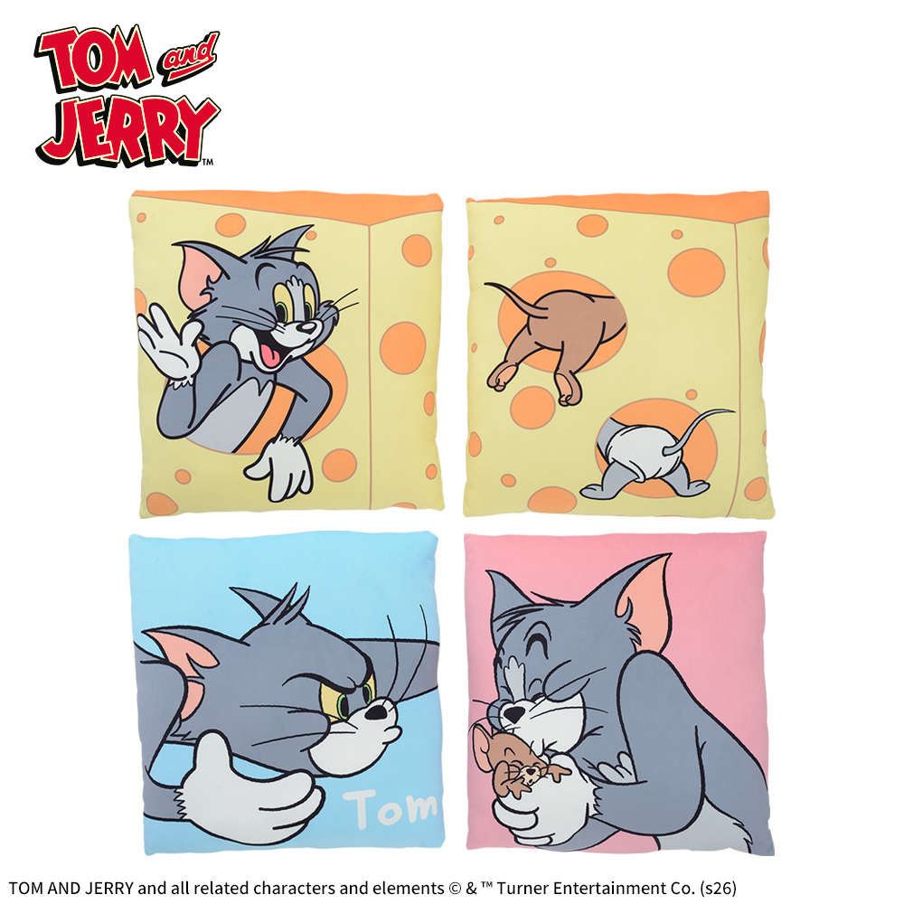 トムとジェリー　スーパーギガザッカぐらもっちクッション1