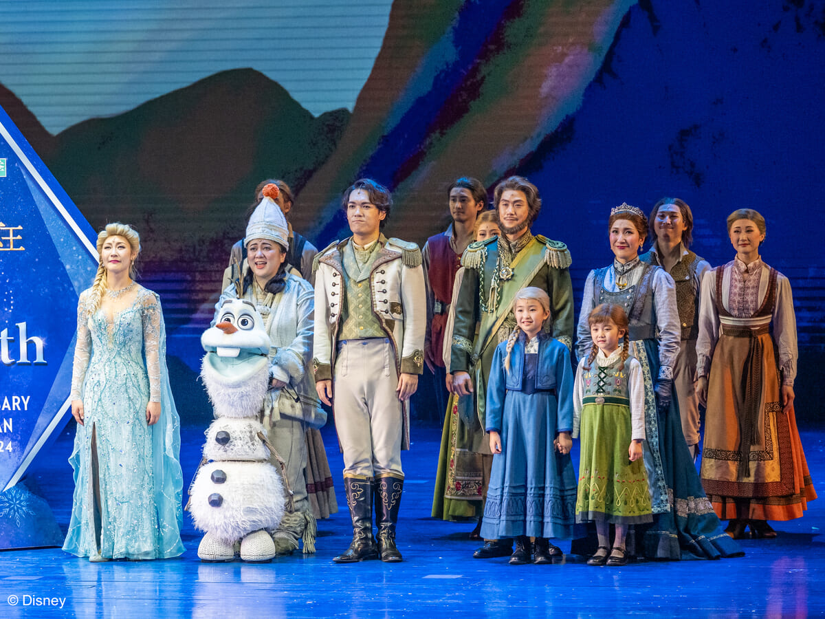 劇団四季 ディズニーミュージカル『アナと雪の女王』日本上演5周年記念カーテンコール5