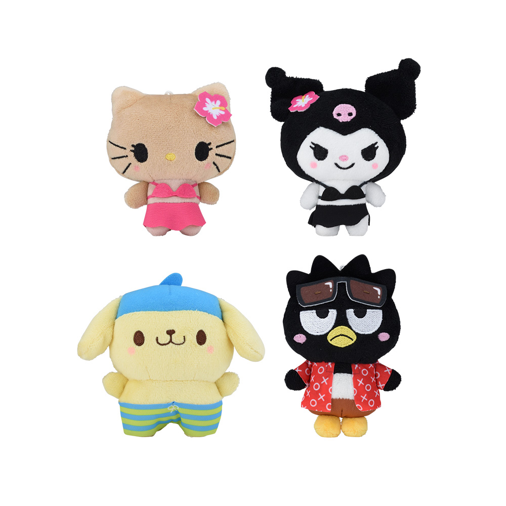 ゆるかわ　サンリオキャラクターズ　マスコット　水着Ver.