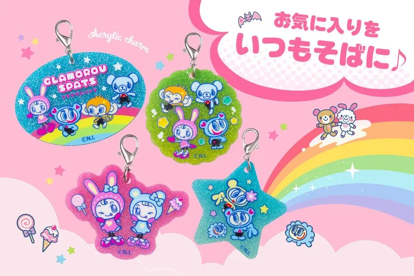 キャラクター入りアクリルチャーム