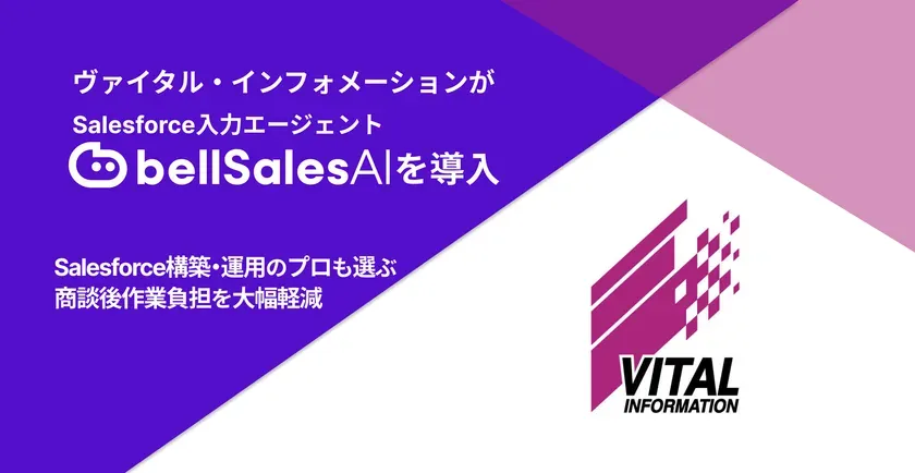 ヴァイタル・インフォメーションがSalesforce入力エー