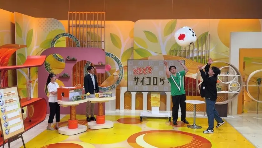 スタジオでサイコロ企画に挑戦