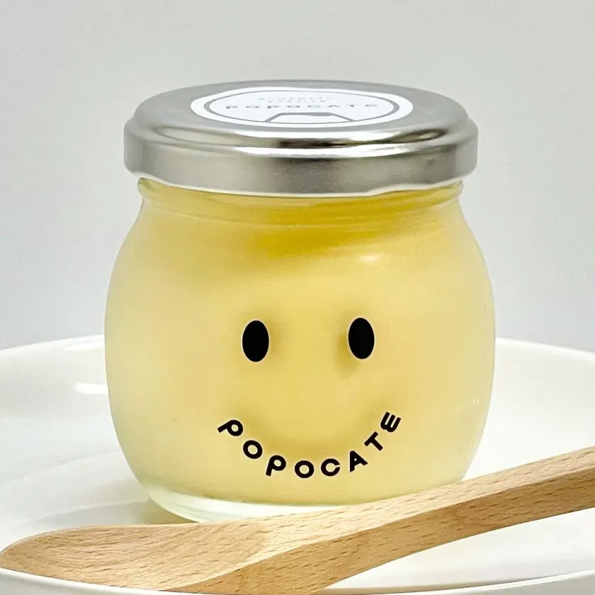 顔デザインのPOPOCATEプリン