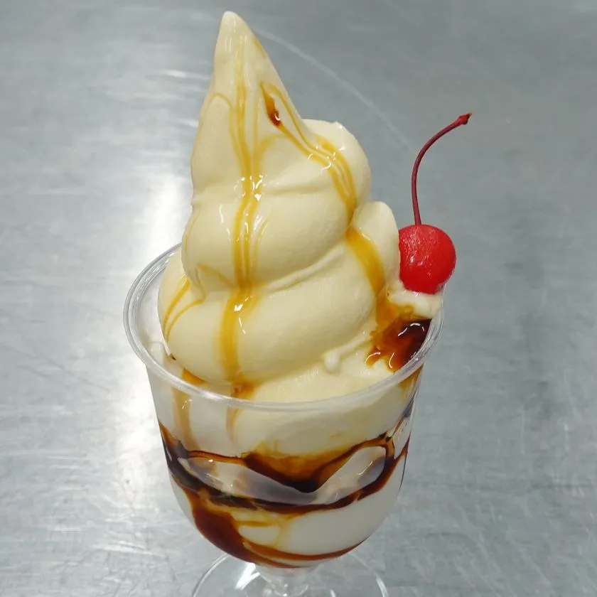 カラメルソースのプリン系ソフト