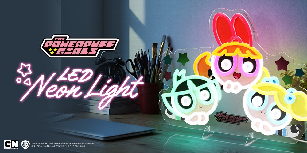 PGA『パワーパフ ガールズ』LEDネオンライト