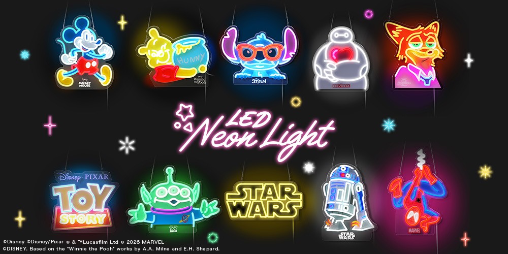 PGA ディズニー「LEDネオンライト」