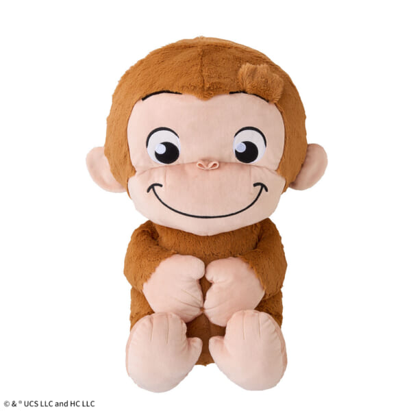 おさるのジョージ　ぽってりグランデぬいぐるみ　おすわり