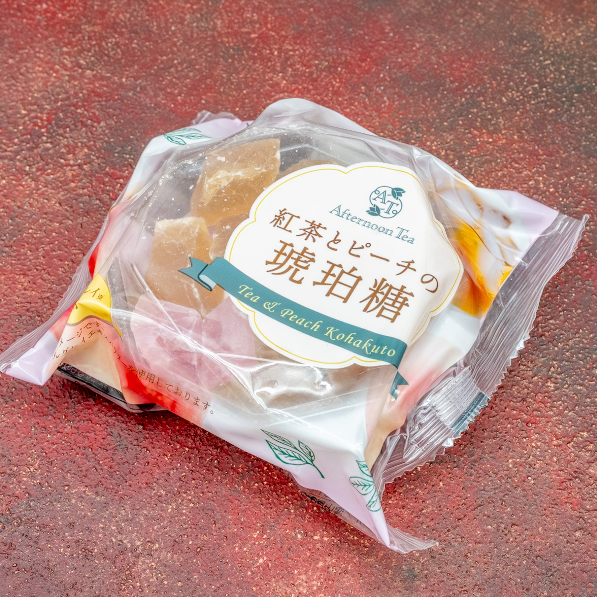 紅茶とピーチの琥珀糖