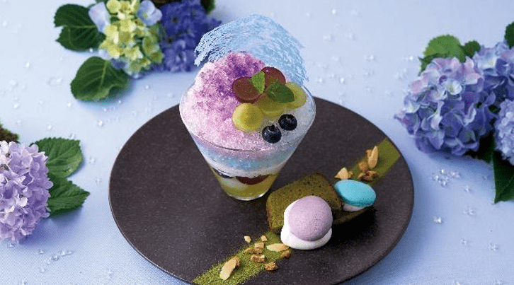 ユニバーサル・スタジオ・ジャパン／SAIDO｢紫陽花〜葡萄と柚子の和氷菓 焼き菓子添え〜」