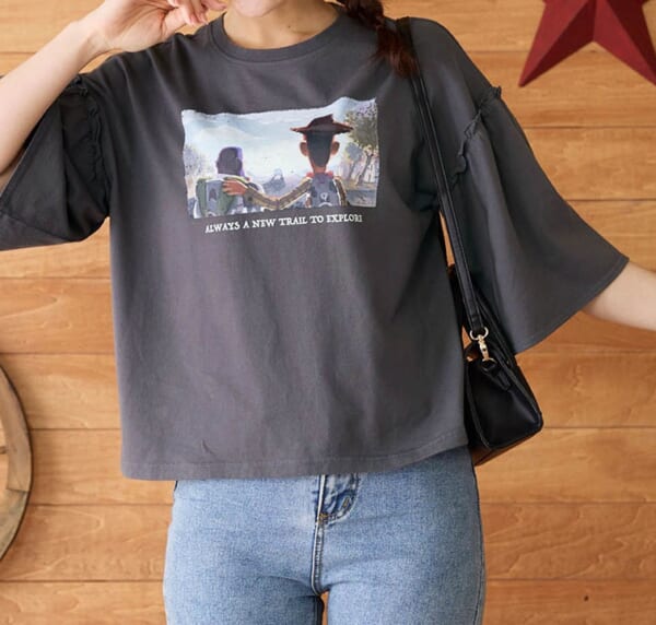 袖フレアTシャツ 「トイ・ストーリー」