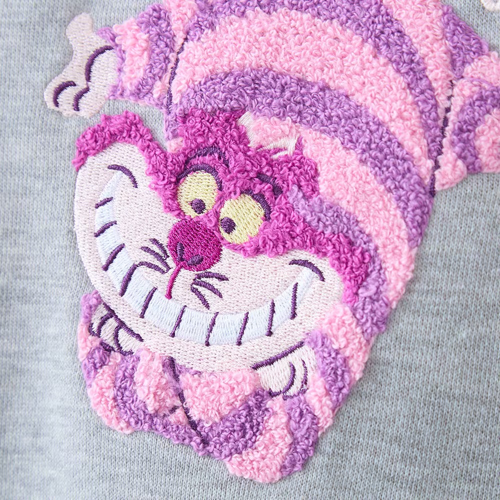 ユニセックスサガラ刺繍半袖ミニ裏毛プルオーバー デザインアップ