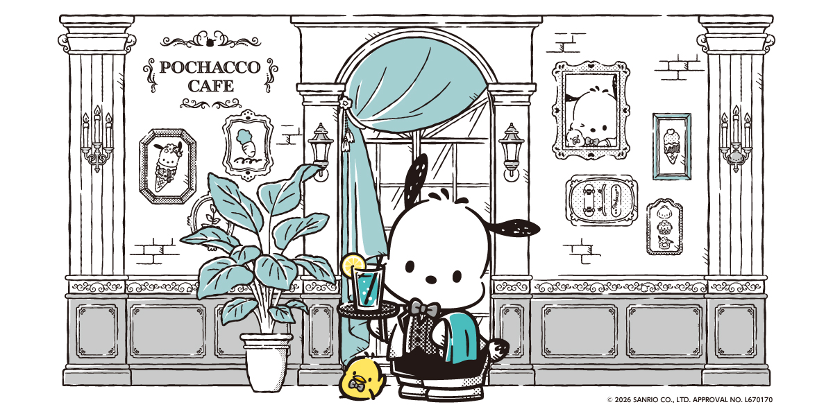 サンリオ「ポチャッコ」テーマカフェ「POCHACCO CAFE」