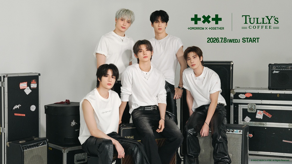 タリーズコーヒー「TOMORROW X TOGETHER（トゥモローバイトゥギャザー）」コラボレーションメニュー・グッズ