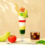 メズム東京、オートグラフ コレクション「ウィスク」生ハムとメロンの「レイヤード・パフェ」