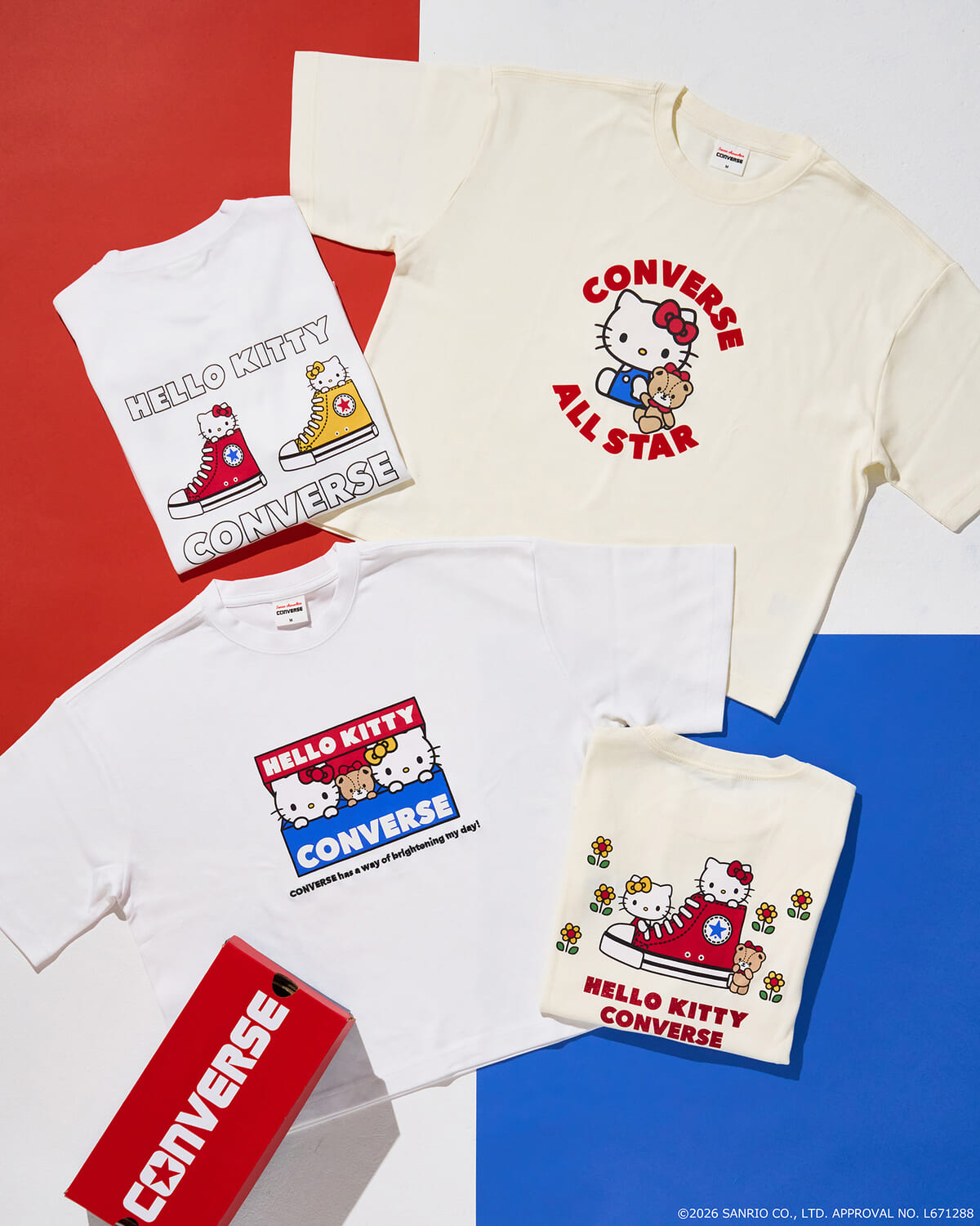 PLAZA サンリオ「ハローキティ」×「コンバース」アパレルコレクション「CONVERSE×HELLO KITTY」02
