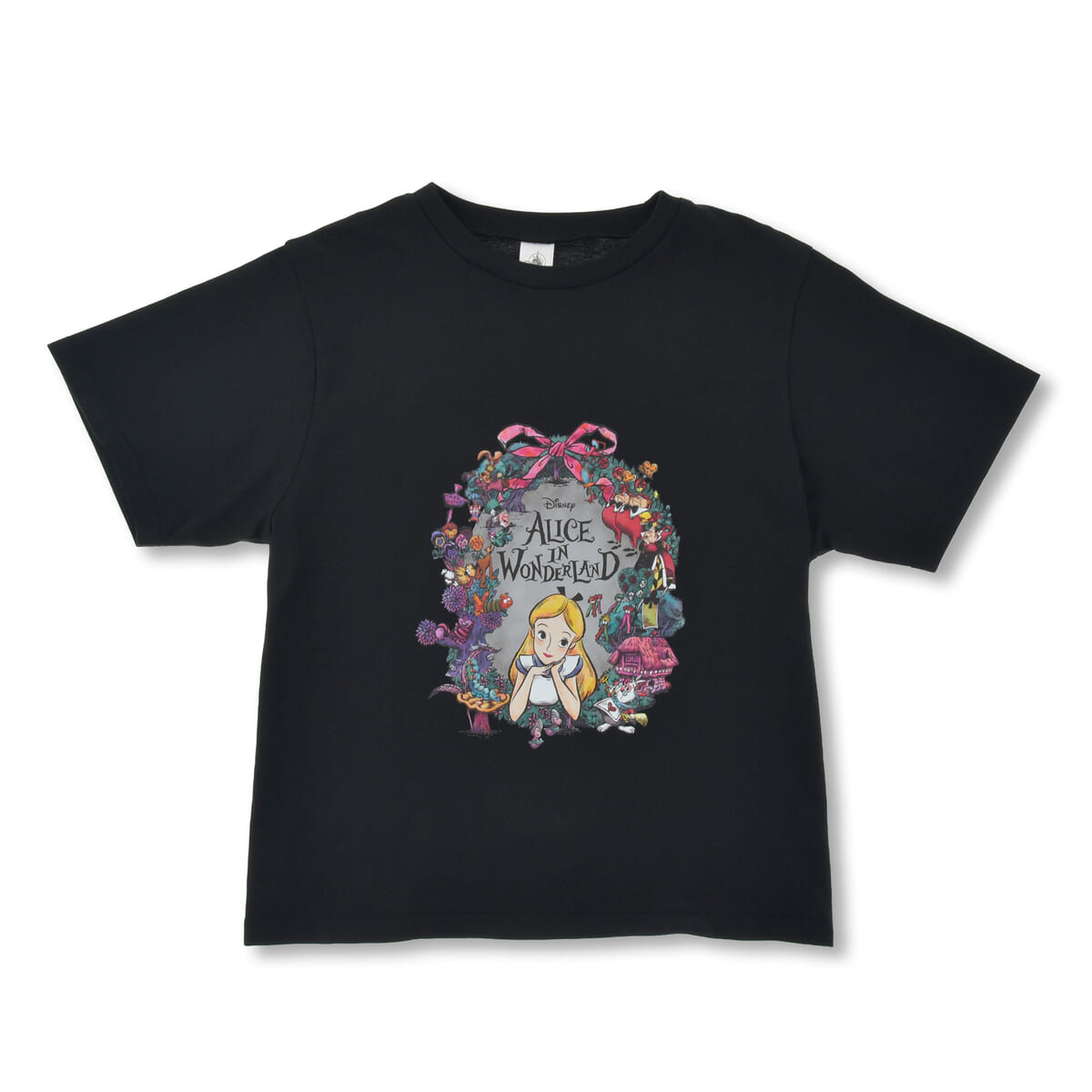 ふしぎの国のアリス 半袖Tシャツ DISNEY ALICE IN WONDERLAND 75TH ANNIVERSARY
