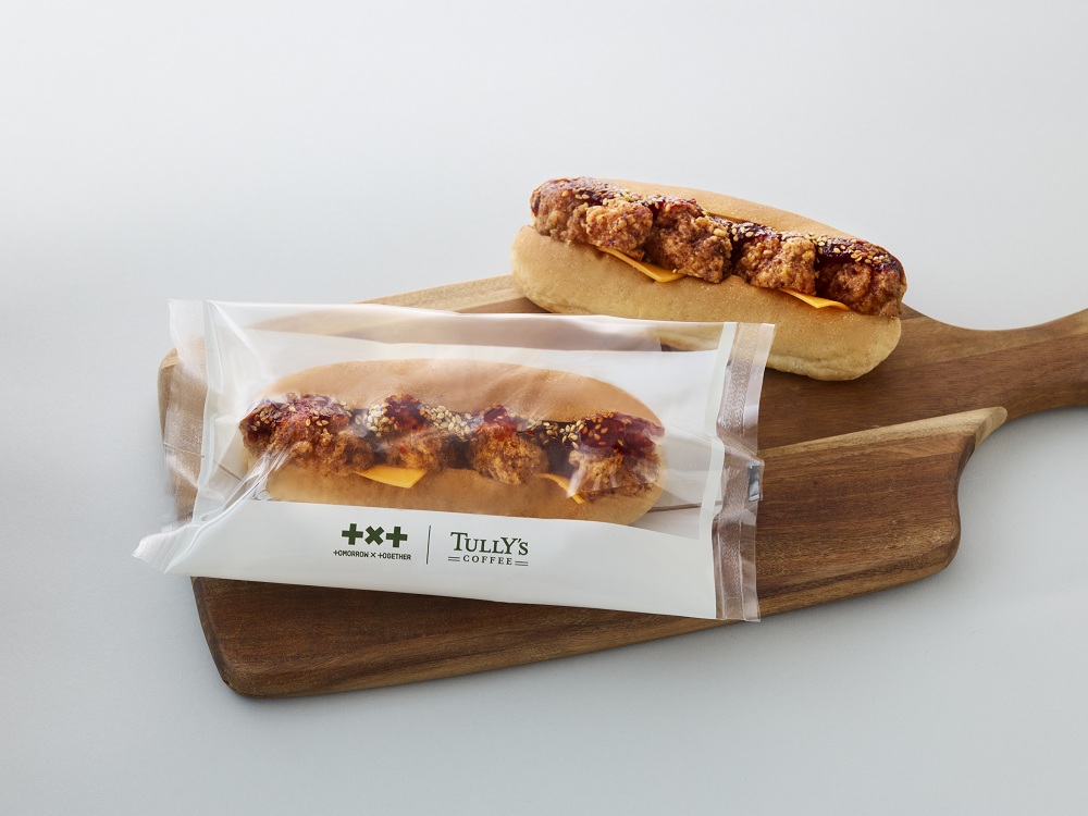 ヤンニョムチキンチーズサンド