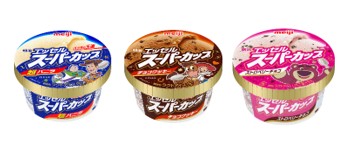 明治エッセル スーパーカップ 超バニラ/チョコクッキー/ストロベリーチョコ