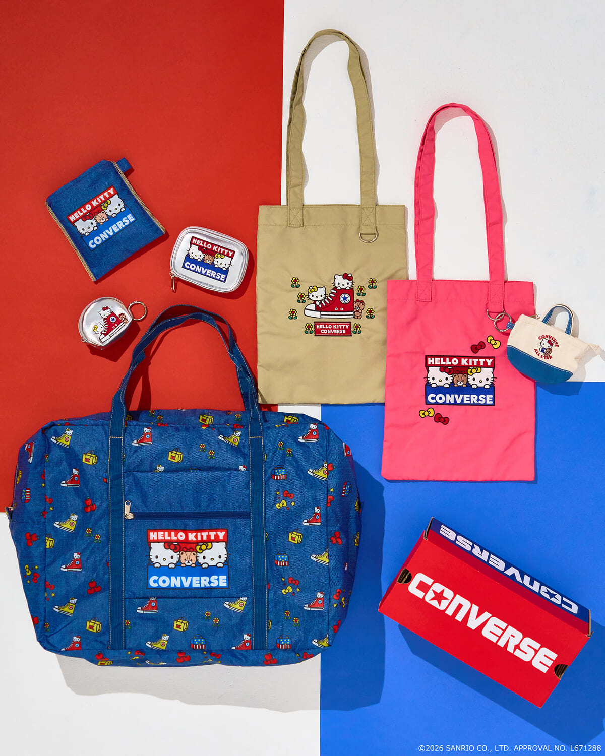 PLAZA サンリオ「ハローキティ」×「コンバース」アパレルコレクション「CONVERSE×HELLO KITTY」03