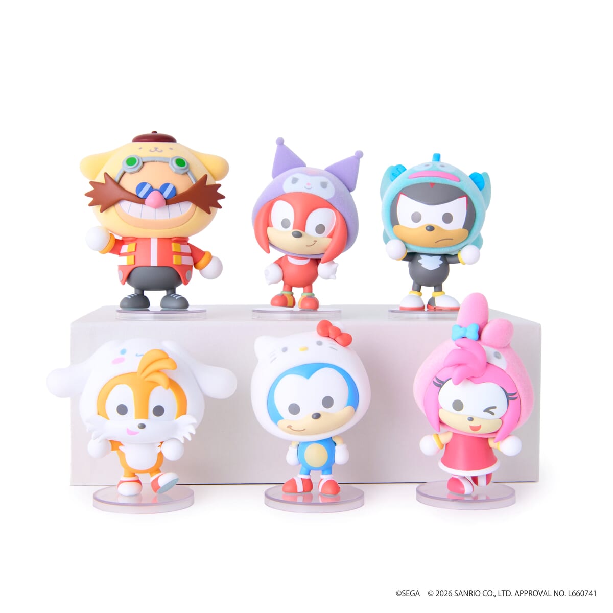 セガ「SONIC & FRIENDS×Sanrio characters ふわふわフィギュア(Enjoy)」02