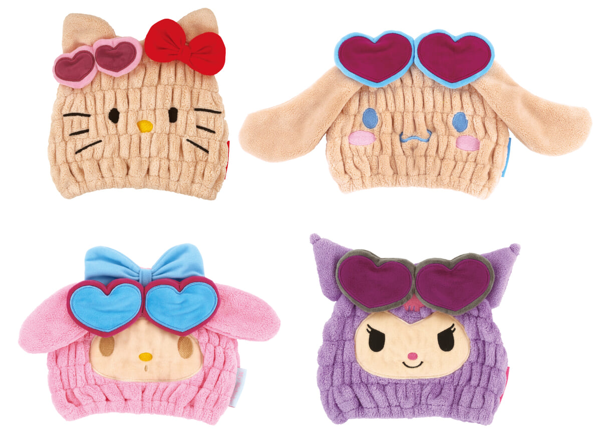 スケーター「サンリオキャラクターズ」吸水速乾タオルキャップ