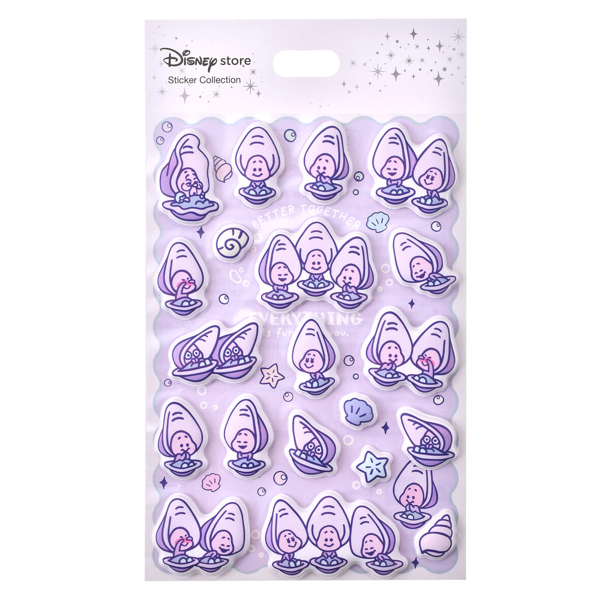 ヤングオイスター&おばあさんカキ シール・ステッカー ダイカット ぷっくり Sticker Collection BABY OYSTERS 2026