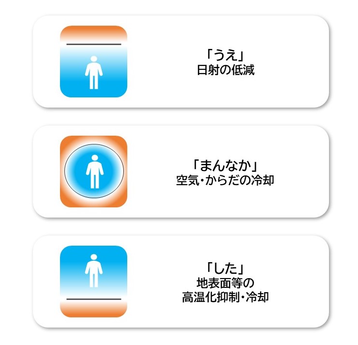 夏の空間デザインのキーワードは「うえ・まんなか・した」