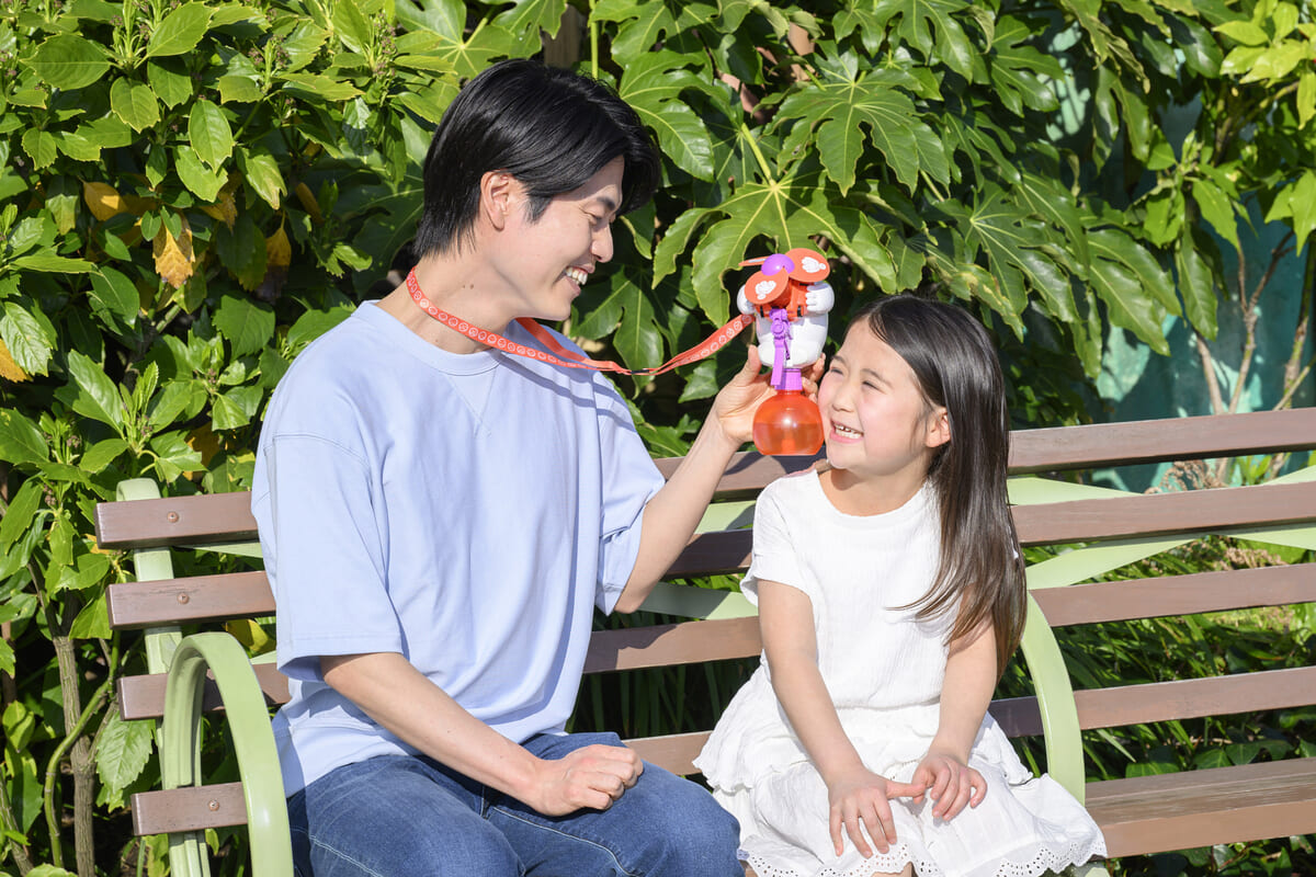 キャストによる「ひんやりサービス」