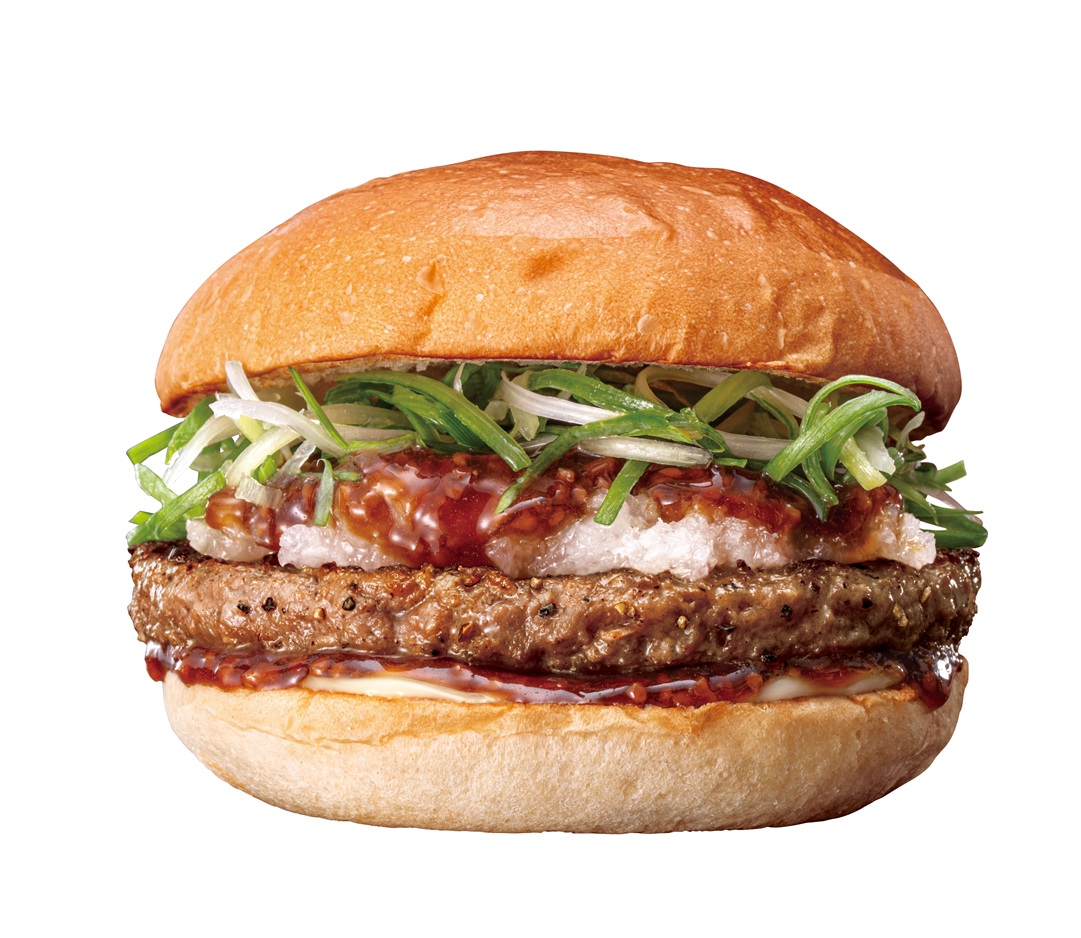 にんにく醤油おろしビーフバーガー