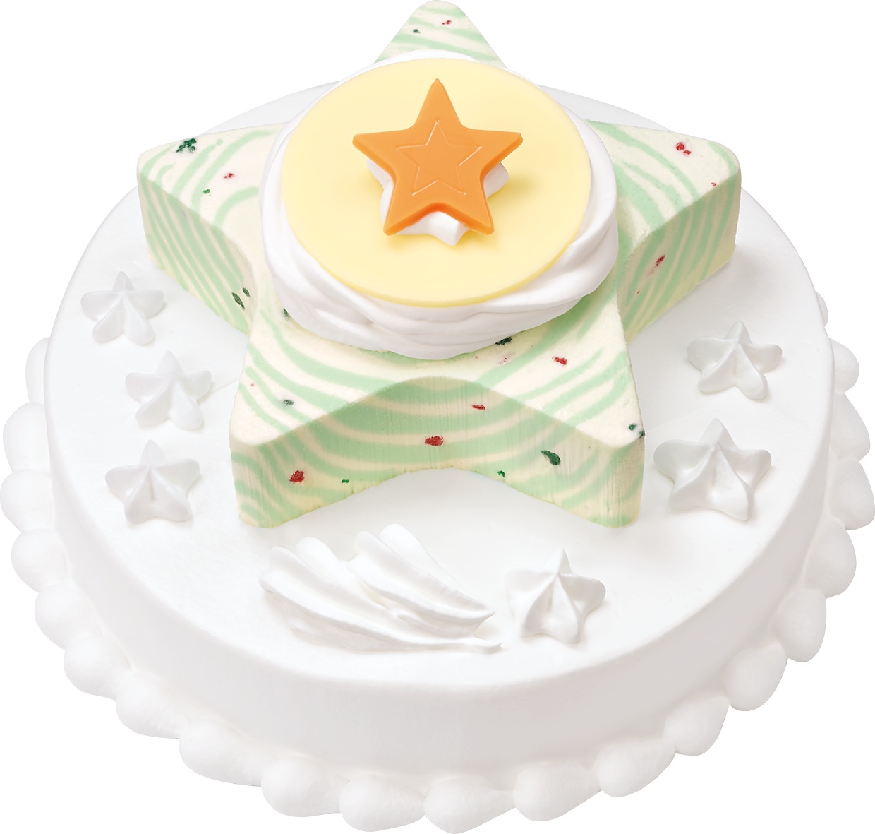 アイスクリームケーキ「ポッピングスター」