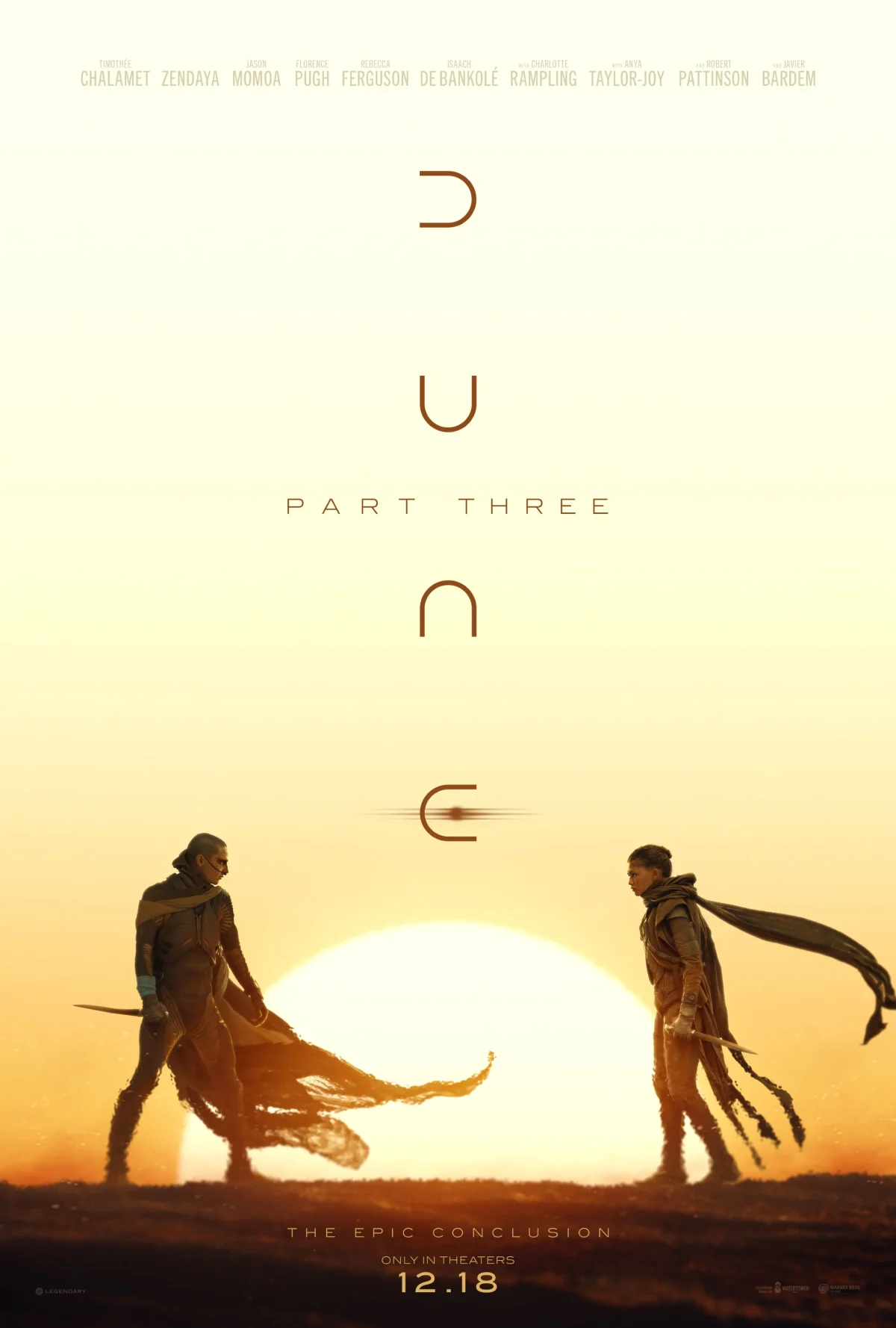 デューン 砂の惑星PART3 US版ポスタービジュアル