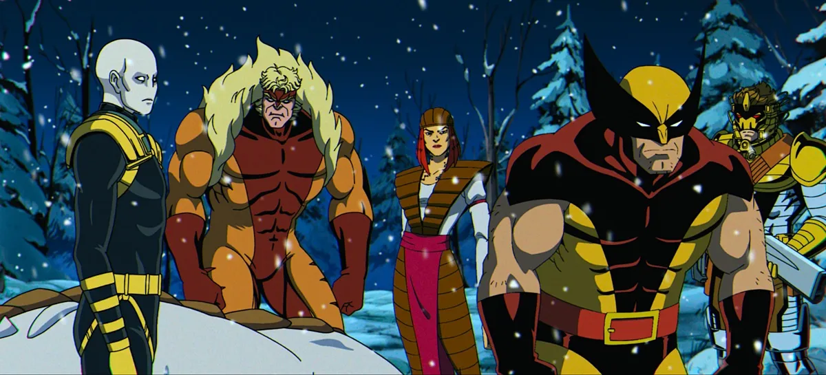 雪山に集結するX-MEN